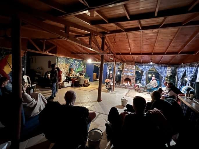 ceremony room ayahuasca retreat