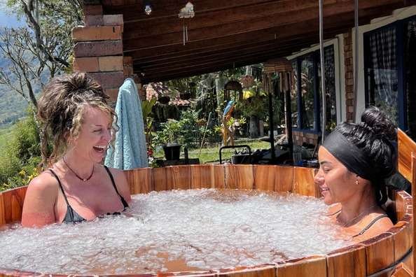 ice bath ayahuasca retreat