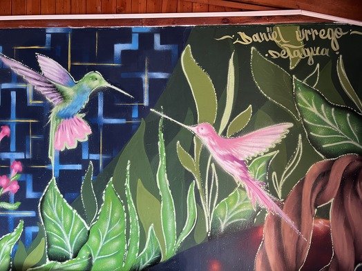 colibri painting ayahuasca retreat