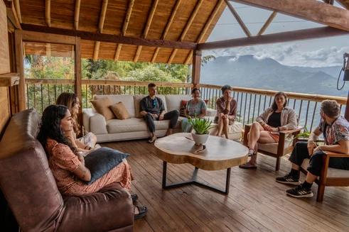 sharing circle aya retreat medellin