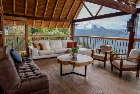 shared balcony harmonica retreat private room